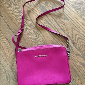 Michael Kors Fuchsia Crossbody Bag